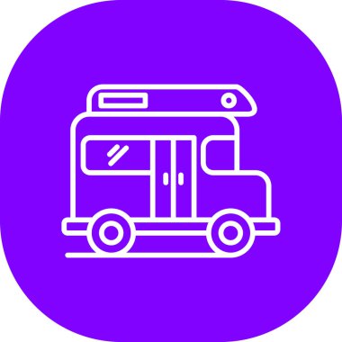 bus simgesi, vektör illüstrasyon tasarımı