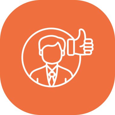 İş adamının vektör illüstrasyonu