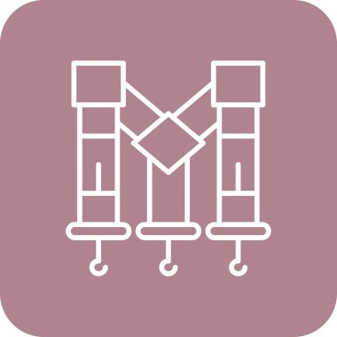 Modern b 'nin vektör illüstrasyonu eksik simgesi