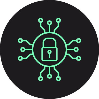 ikon vektör illüstrasyonunu kilitle