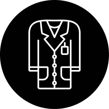 doktor simgesi, vektör illüstrasyonu