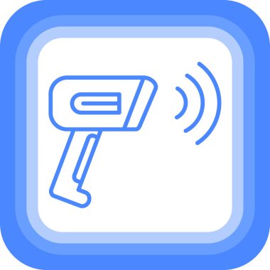 Kablosuz. Web simgesi basit illüstrasyon