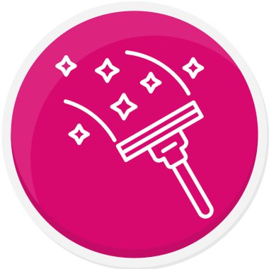 fırça. Web simgesi basit illüstrasyon