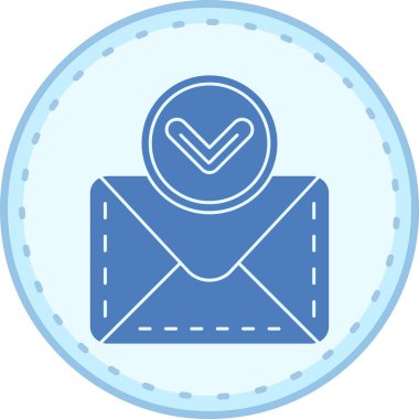 E- posta simgesinin vektör illüstrasyonu