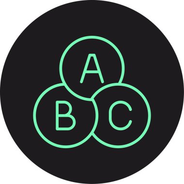 Bir simgenin vektör illüstrasyonu