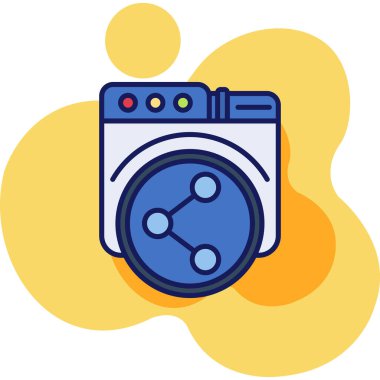 çamaşır makinesi simgesi