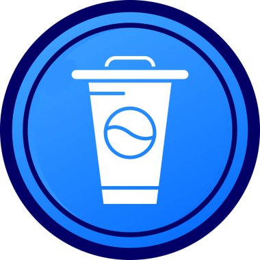 Geri dönüşüm. Web simgesi basit illüstrasyon