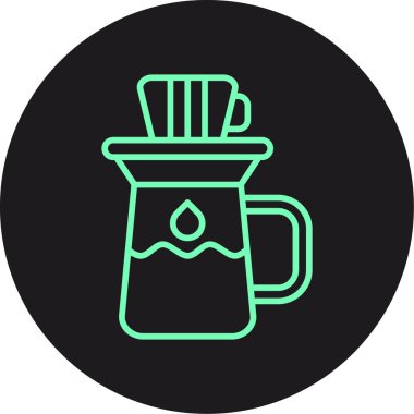 çay fincanı ikonu vektör illüstrasyonu