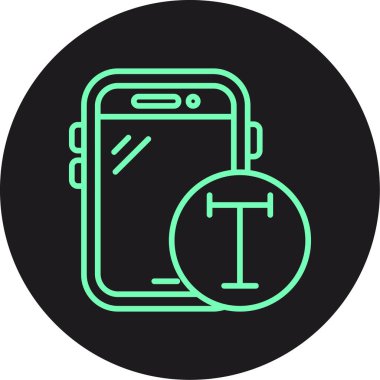 vektör telefon simgesi çizimi