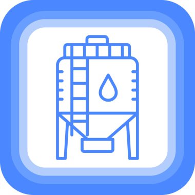 benzinlik ikonu vektör illüstrasyonu