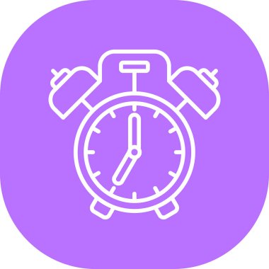 Saat simgesi, vektör illüstrasyonu basit tasarım