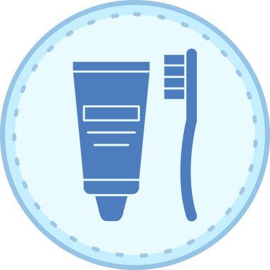 diş fırçası vektör simgesi simgesi kişisel ve ticari kullanım için vektör illüstrasyonu..