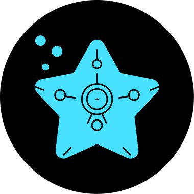 yıldız simgesi vektör illüstrasyonu