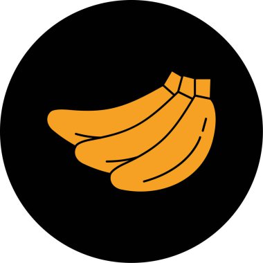 Muz ikonu. muz simgesi