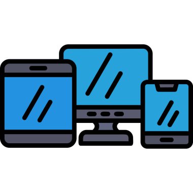 cep telefonu simgesi vektör çizimi