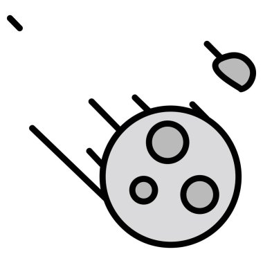 uydu simgesi vektör illüstrasyonu