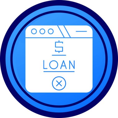 Kredi kredi simgesi, vektör illüstrasyonu