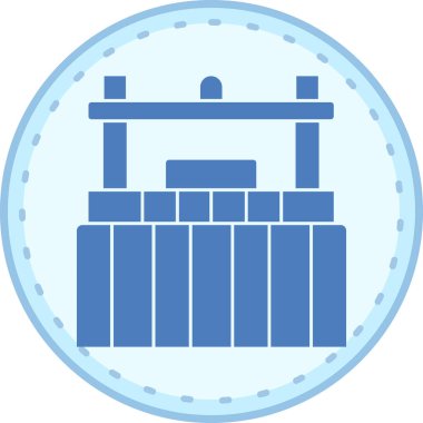 Modern simgenin vektör illüstrasyonu