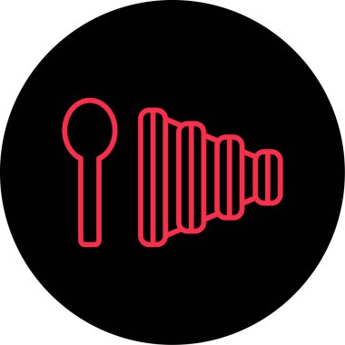 Gıda simgesinin vektör illüstrasyonu