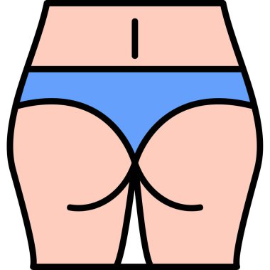 vücut kadın vücut simgesi - taslak biçimi