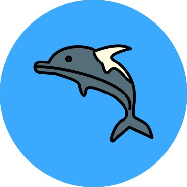 Yunus. Web simgesi basit illüstrasyon