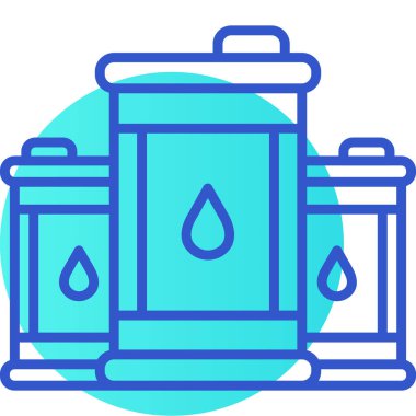 Fıçı. Web simgesi basit illüstrasyon