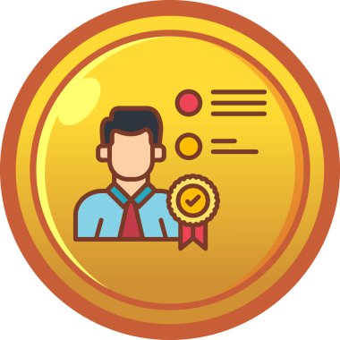 Rozet rozet simgesi taslak biçimi