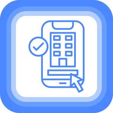 mobil simge vektör illüstrasyonu