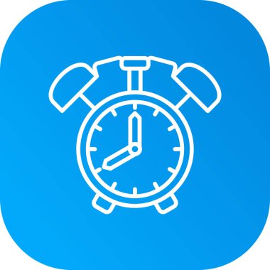 Saat simgesinin vektör illüstrasyonu