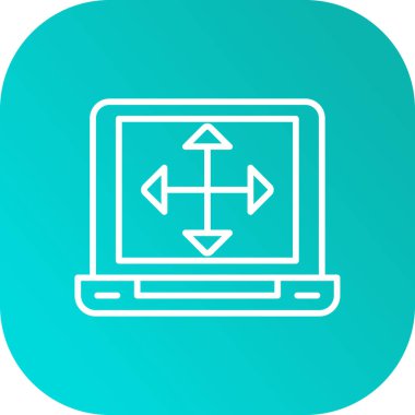 Web renk simgesi. Vektör çizim