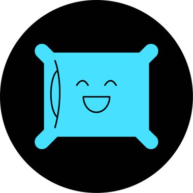 Mutlu ikon vektör illüstrasyonu