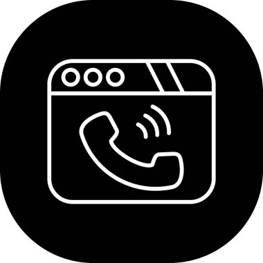 Projeniz için vektör telefon simgesi