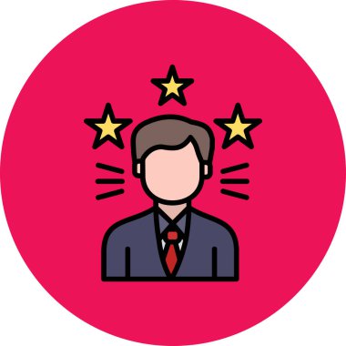 avatar erkek kişi simgesi - özet biçimi