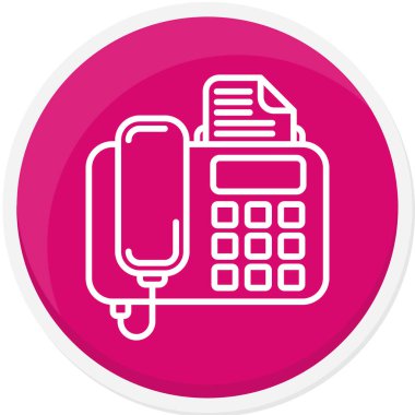 POS terminal simgesi, basit tarzı