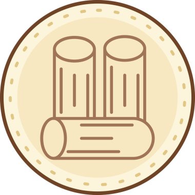 Modern bir simgenin vektör illüstrasyonu