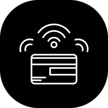 vektör cüzdanı simgesi, vektör illüstrasyonu