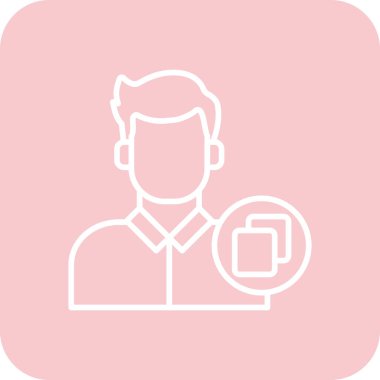 Bir kahve simgesinin vektör çizimi