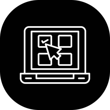 seo modern simgesinin vektör illüstrasyonu