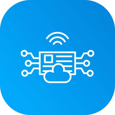 bulut bilgi işlem simgesi. vektör.