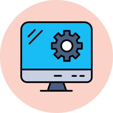 dizüstü bilgisayar web simgesi basit tasarım