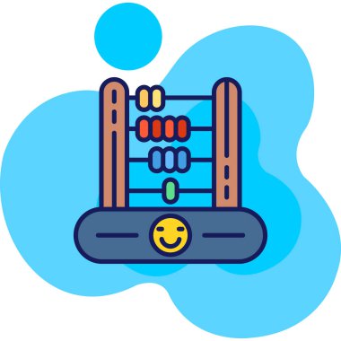 Bir oyuncak simgesinin vektör illüstrasyonu