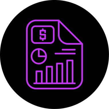 Para için. Web simgesi basit illüstrasyon