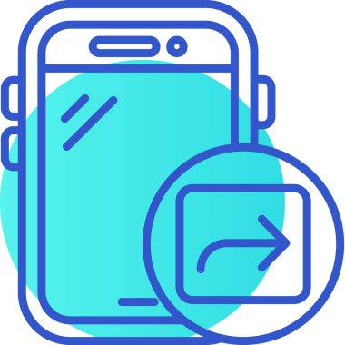 mobil uygulama simgesi, vektör illüstrasyonu, tasarım