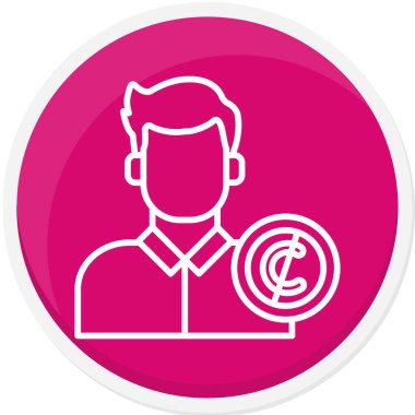 Modern insanın vektör çizimi