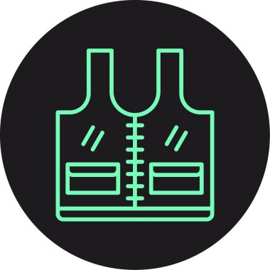 Eşsiz Sırt Çantası Vektör Satırı Simgesi