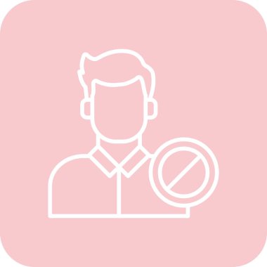 Kullanıcı simgesinin vektör çizimi