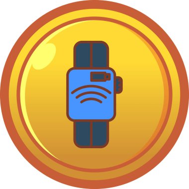 Kablosuz cihaz. Basit illüstrasyon