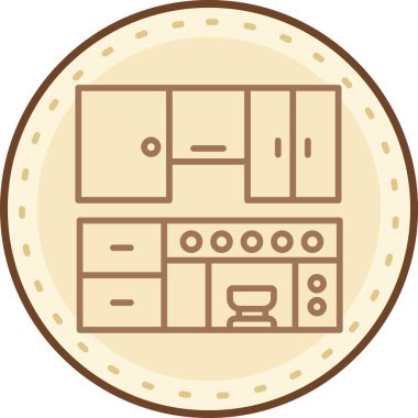 kahve makinesi simgesi, vektör illüstrasyonu basit tasarım