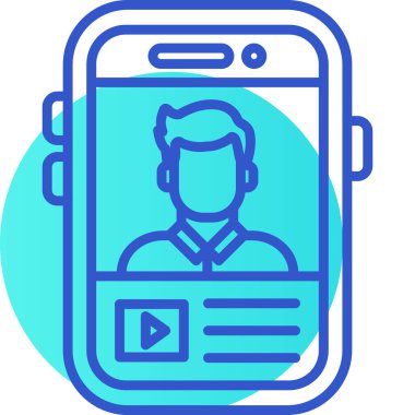 bir ileti simgesi ile cep telefonu