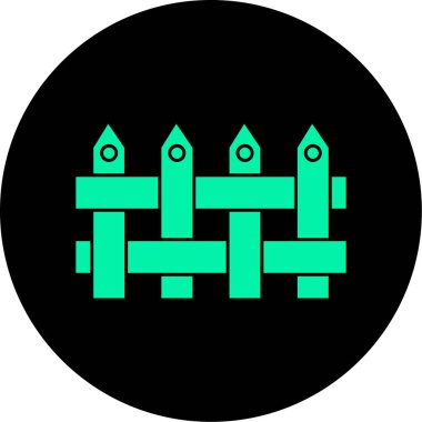 Bir noel ağacı simgesinin vektör illüstrasyonu